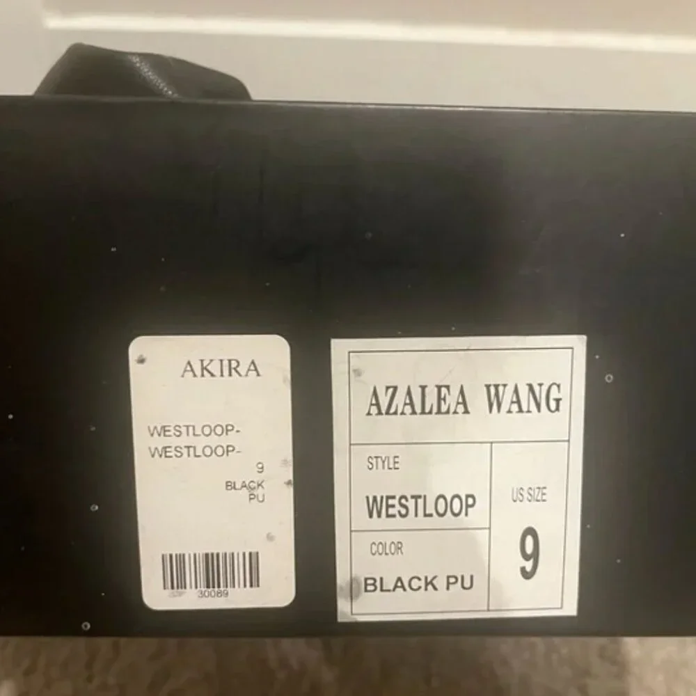 Azalea Wang Belted Thigh High Boots - DISCONTINUED ITEM New With Box - Picture 4 of 6